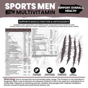 3 - White Wolf Sports Men Multivitamin, 120 tablet(s) Unflavoured