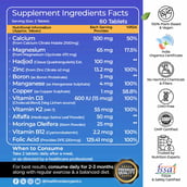 9 - Health Veda Organics Calcium Magnesium Zinc, 60 tablet(s) Unflavoured