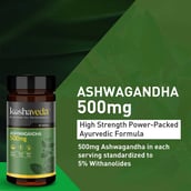 2 - Koshaveda Ayurveda for Performance - Ashwagandha 500mg,  30 tablet(s)