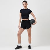 4 - ZVERSE NovaRun Shorts,  Black Riot  X-Small