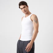 2 - ZVERSE Aero Ribbed Vest, X-Large White Storm