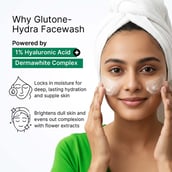 2 - Glutone Hydra Face Wash, 100 ml for Glow and Hydration