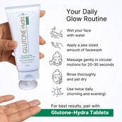 3 - Glutone Hydra Face Wash,  100 ml  for Glow and Hydration (Pack of 2) 