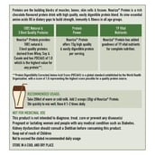 RecommendedUsage - Nouriza Protein with Whey, Soy & Casein,  2.2 lb  Swiss Milk Chocolate 