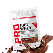 2 - GNC Pro Performance 100% Whey Protein New Formulation, 0.077 lb Cafe Mocha (Single Serve)