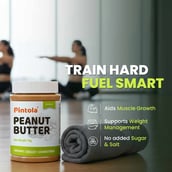 6 - Pintola Organic Peanut Butter, 1 kg Creamy