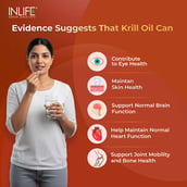 10 - INLIFE Krill Oil Omega 3 (500 mg),  30 capsules 