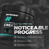 5 - Nutrabay Pure Creatine Monohydrate Amino Acid, Unflavoured 0.55 lb
