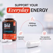 6 - AS-IT-IS Nutrition L Arginine 1000mg,  60 capsules 