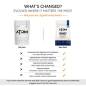 2 - AS-IT-IS Nutrition ATOM Whey Protein with Enzymes, 2.2 lb Creamy Strawberry