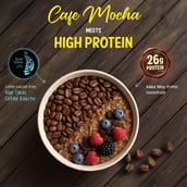 4 - MuscleBlaze High Protein Oats,  400 g  Blue Tokai Cafe Mocha