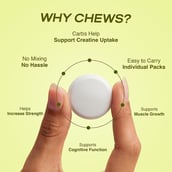 9 - MuscleBlaze Creatine Chews, Lemon 90 chewable tablet(s)