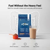 6 - AS-IT-IS Nutrition ATOM NXT Protein - Yeast Protein with DigeZyme, 1.1 lb Double Rich chocolate