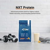 4 - AS-IT-IS Nutrition ATOM NXT Protein - Yeast Protein with DigeZyme, 1.1 lb Kesar Kulfi