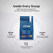 9 - AS-IT-IS Nutrition ATOM NXT Protein - Yeast Protein with DigeZyme, 1.1 lb Kesar Kulfi
