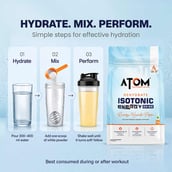 8 - AS-IT-IS Nutrition ATOM Rehydrate Isotonic Energy Drink,  2.2 lb  Pineapple Splash 