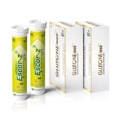1 - Glutone 1000 & Escor-Z Combo,  Unflavoured, Lime & Lemon  4 Piece(s)/Pack 