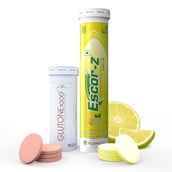 1 - Glutone 1000 & Escor-Z Combo,  Unflavoured, Lime & Lemon  2 Piece(s)/Pack 