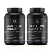 PRIME VITA Night Time Burner, 30 capsules Unflavoured (Pack of 2)