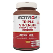 1 - Scitron Triple Strength Omega 3 Fish Oil, 60 capsules