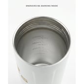 4 - MuscleBlaze ARC Steel shaker series,  Alpha White  600 ml