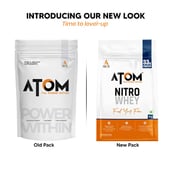 2 - AS-IT-IS Nutrition ATOM Nitro Whey with Creatine, 2.2 lb Classic Vanilla