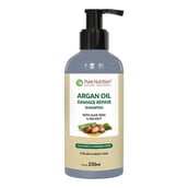1 - Pure Nutrition Argan Oil Damage Repair Shampoo, 250 ml for Dry & Frizzy Hair
