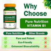 6 - Pure Nutrition Vitamin B1, Unflavoured 120 veggie capsule(s)