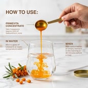 8 - PRIME VITA Sea Buckthorn Juice,  Unflavoured (Pack of 2)  300 ml 