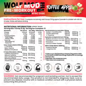 2 - White Wolf Pre-Workout Wolf Mode, 1.06 lb Toffee Apple
