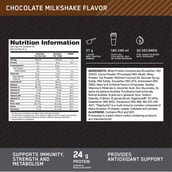 6 - ON (Optimum Nutrition) Performance Whey, 4.4 lb Chocolate Milkshake