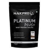1 - Nakpro Platinum Plus+ Whey Protein Isolate, 2.2 lb Chocolate