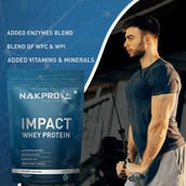 6 - Nakpro Impact Whey Protein, 2.2 lb Chocolate Cream