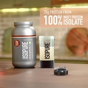 4 - Isopure 100% Whey Protein Isolate with Less Than 1.5 Grams Carbs, 2.2 lb Cookies & Cream