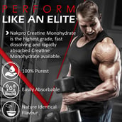 5 - Nakpro Creatine Monohydrate, Unflavoured 0.55 lb