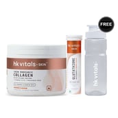 HealthKart HK Vitals Skin Radiance Collagen 100 g & Glutathione Effervescent 15 Tabs Orange Combo