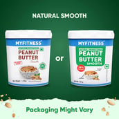 2 - Myfitness by brnd.me Natural Peanut Butter,  1.25 kg  Smooth 