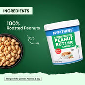 7 - Myfitness by brnd.me Natural Peanut Butter,  1.25 kg  Smooth 