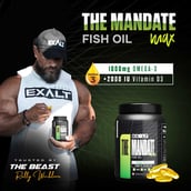 5 - Exalt Supps The Mandate Max Fish Oil 1000mg, 100 softgels