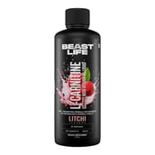 1 - BeastLife L-Carnitine with Vitamin B5 Liquid 3300mg, 450 ml Litchi