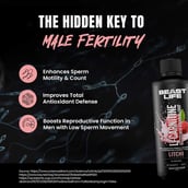 8 - BeastLife L-Carnitine with Vitamin B5 Liquid 3300mg, 450 ml Litchi