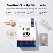 10 - AS-IT-IS Nutrition ATOM Whey Protein XL, 4.4 lb Double Rich Chocolate