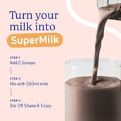 7 - Supermilk Gritzo Growth for Boy 13+ years, 335 g Double Chocolate (Pouch)
