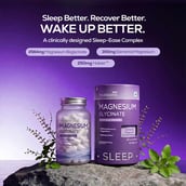 2 - TrueBasics Magnesium Glycinate Sleep-ease Complex, Unflavoured 60 tablets