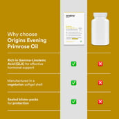 8 - Origins Nutra Evening Primrose Oil 500mg,  28 softgels 