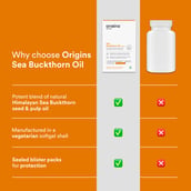 8 - Origins Nutra Sea Buckthorn Oil 500mg,  28 softgels 