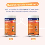 3 - Supermilk Gritzo Growth for Girl 7 to 9 years, 400 g Double Chocolate