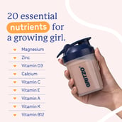 8 - Supermilk Gritzo Growth for Girl 7 to 9 years, 400 g Double Chocolate