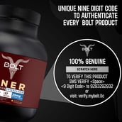 6 - Bolt Mass Gainer Super-Charged With Phycocyanin, 2 lb Piedmont Chocolate