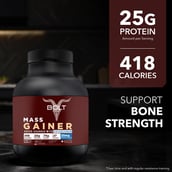 5 - Bolt Mass Gainer Super-Charged With Phycocyanin, 2 lb Madagascar Vanilla